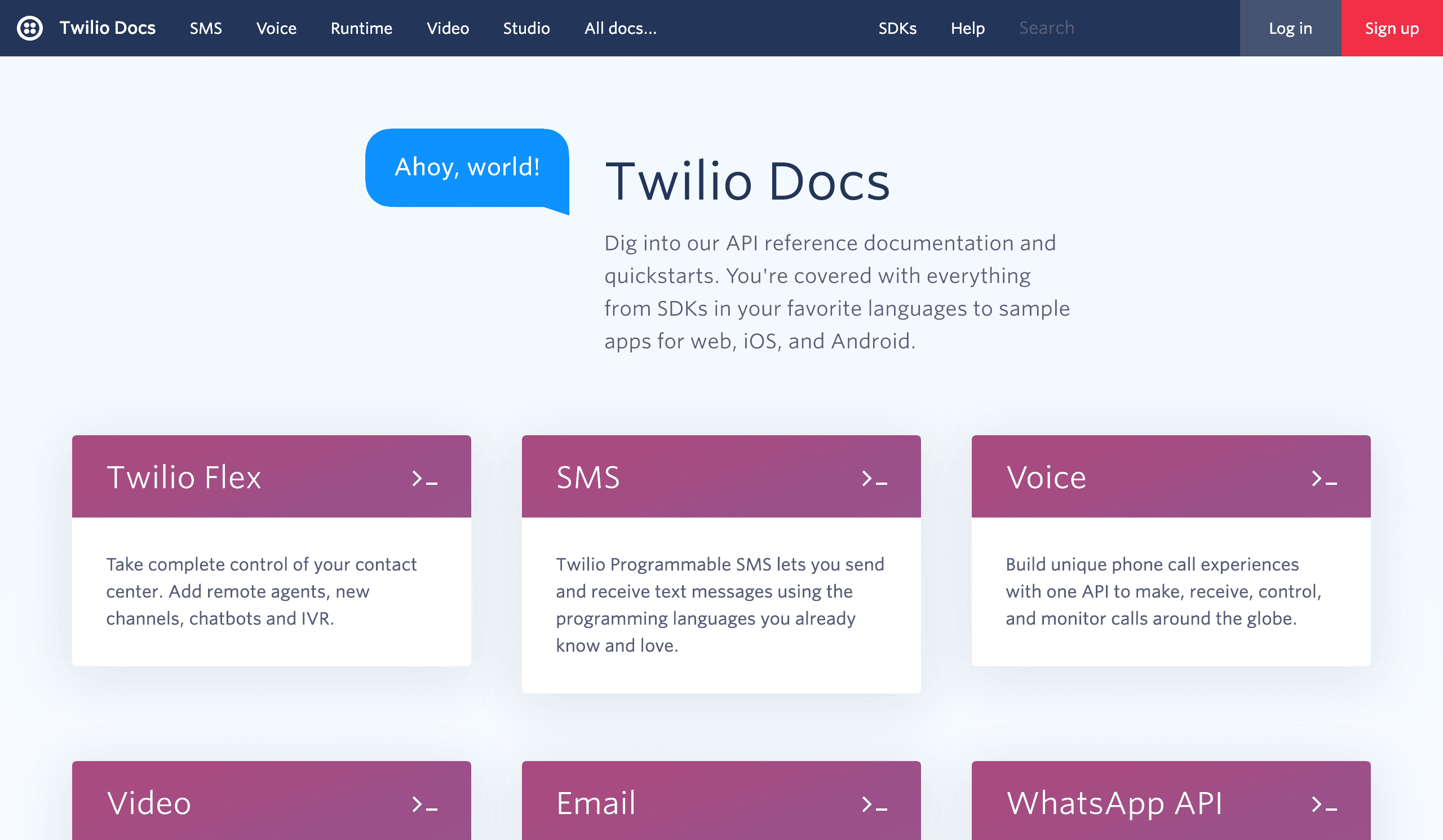 Twilio Screenshot